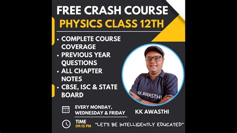 Physics Crash Course For Class Th Board Examinations Ii Isc Ii Cbse