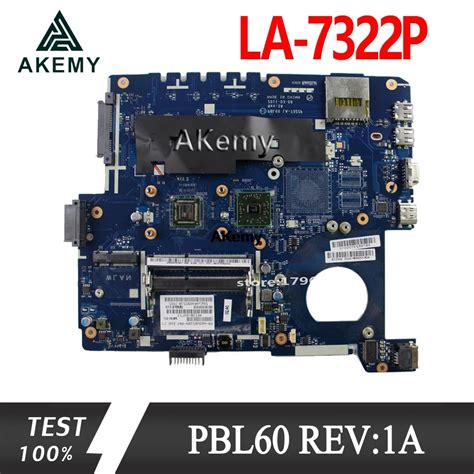 Placa Base Akemy X U Pbl La P Rev A Para Port Til For Asus X B