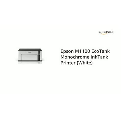 Epson M1100 EcoTank Monochrome InkTank Printer - Jaguar Byte