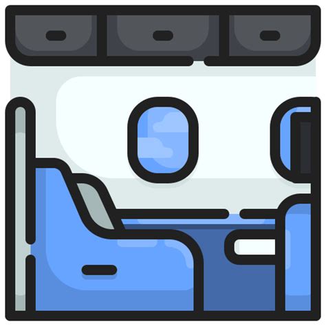 Seat Airline Generic Outline Color Icon