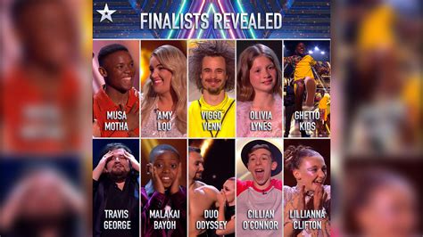 Britain S Got Talent 2023 Finalists And Wildcard REVEALED Meet The