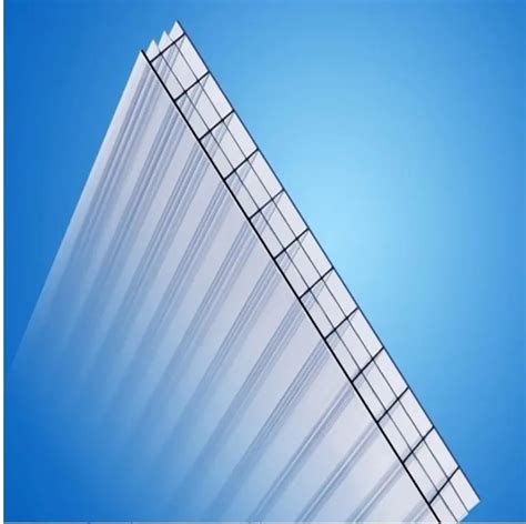 Twin Wall Polycarbonate Pc Hollow Sheet With Sgs Certificate Method To Cut Acrylic Sheet And