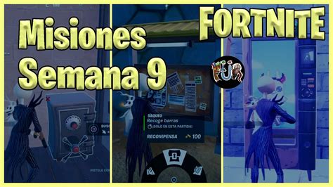 Como Completar Todas Las Misiones Semana 9 Temporada 4 Capitulo 4 Fortnite Youtube