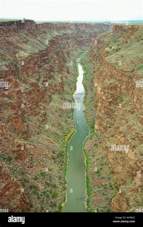 Rio Grande River Valley In Northern New Mexico Stock Photo Alamy