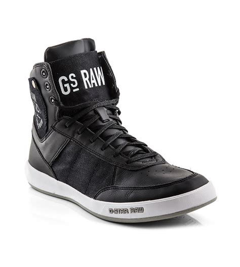 G Star Raw Mens Skirmish Hi Top Black Hook Of The Day