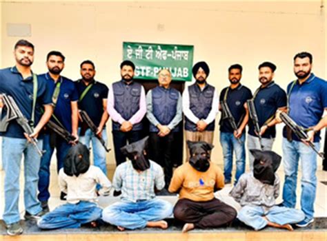 Four Bambiha Gang Members Arrested In Punjab Weapons Seized