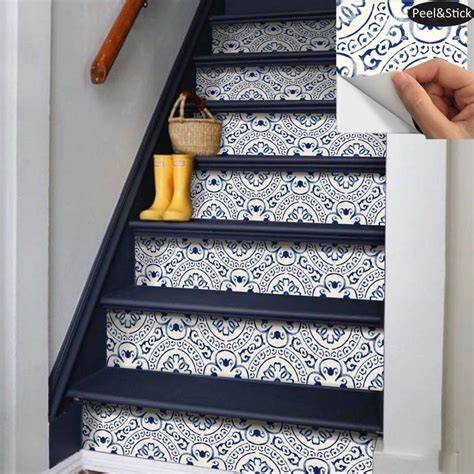 Stair Riser Vinyl Strips Steps Removable Sticker Peel Etsy Uk