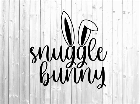 Snuggle Bunny Svg Easter Svg Graphic By Emilyyscreations · Creative