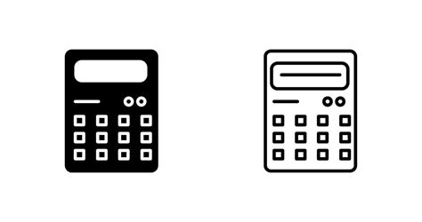 Calculator Vector Icon 42609125 Vector Art At Vecteezy