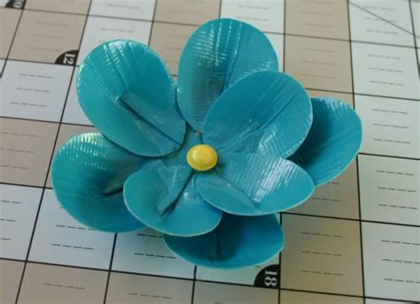 Duct Tape Flower How To Make Simple Water Resistant Flowers