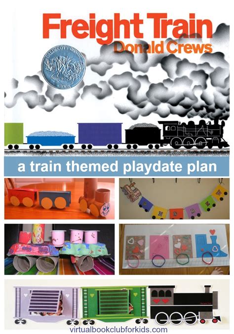 Train Crafts And Activities For Kids Freight Train By Donald Crews