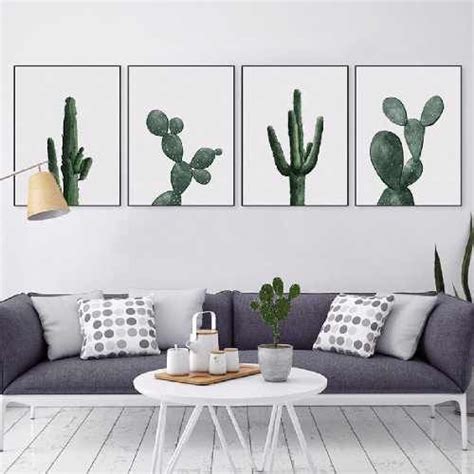 L Minas Imprimibles Set Cactus X Para Cuadros Deco Home