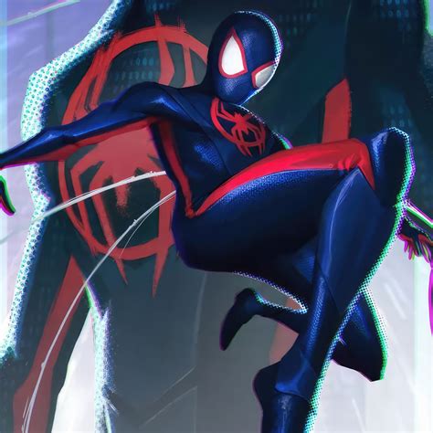 2048x2048 Miles Morales In Spiderman Across The Spiderverse 2023 Ipad Air Hd 4k Wallpapers