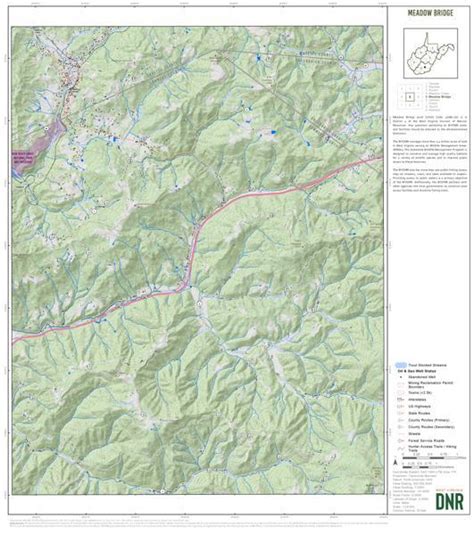 Greenbrier County Wv Quad Maps Bundle Map By Wv Division Of Natural Resources Avenza Maps