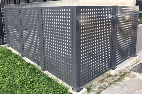 Perforated Metal Fence Panels Metal Fence Panels Metal Fence Fence