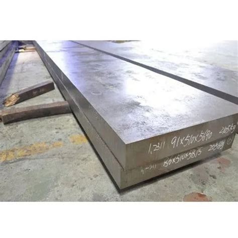 Silver Color Rectangular Shape Steel Plate For Industrial At Best Price