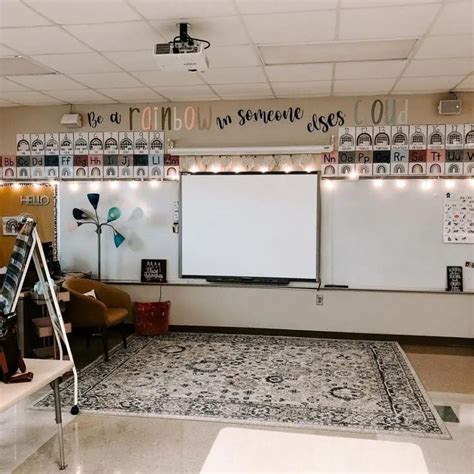 22 Ways To Bring Some Calm To Your Classroom Decor This Year Classroom Decor Middle