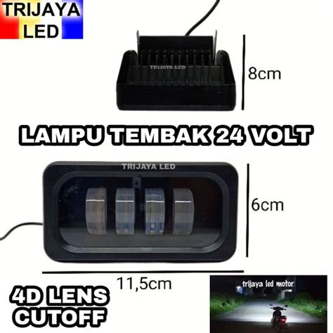 Jual Lampu Tembak Sorot Volt Led Bar Cree Mata Daymaker Truk Bus