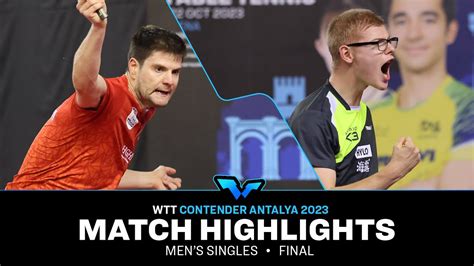 Felix Lebrun Vs Dimitrij Ovtcharov Ms Final Wtt Contender Antalya