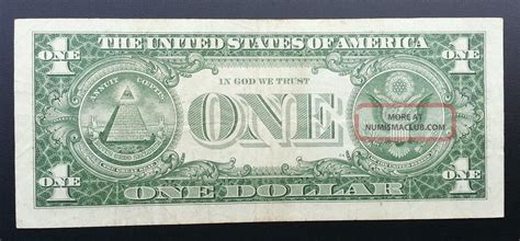 1957 Silver Certificate Star Note Blue Seal Dollar Bill