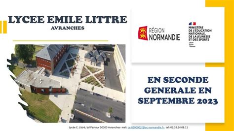 Lyc E Emile Littr Boulevard Pasteur Avranches