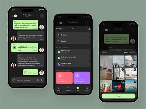 Chat App Ui By Ronas It Uiux Team On Dribbble