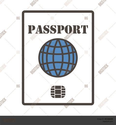 Icon Passport Chip Vector And Photo Free Trial Bigstock