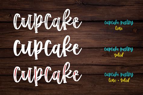 Cupcake Pastry Font Abo Daniel FontSpace