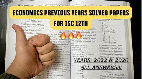 Economics Previous Years Solved Papers For Isc Class Important