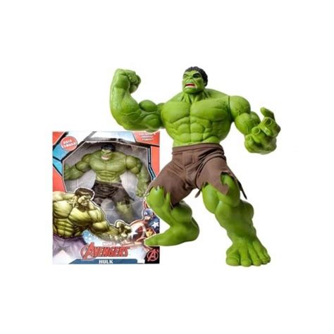 Boneco Articulado Gigante Cm Marvel Hulk Premium Mimo Off