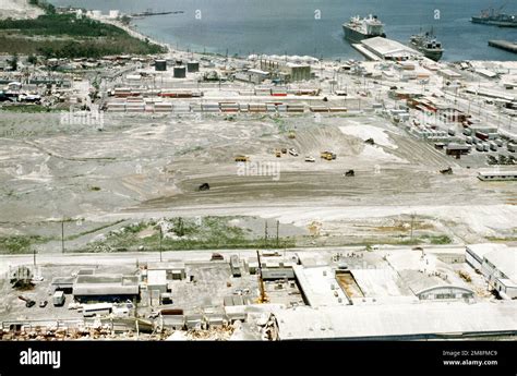 Ash Covers The Naval Station Following The Eruption Of Mount Pinatubo