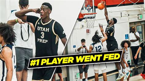 1 Player In The Country Aj Dybantsa Goes INSANE In Cali Game Goes