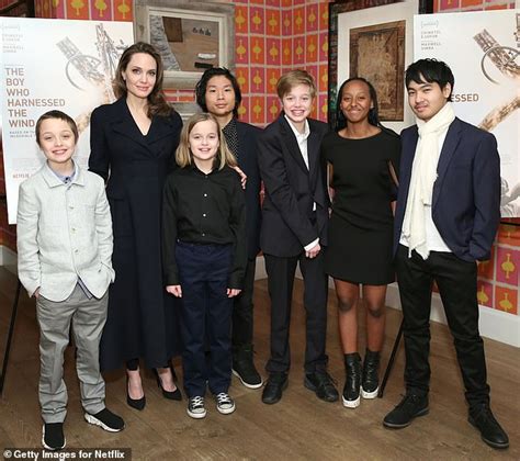 Angelina Jolie Takes Her Six Children To Special Screening Of The Boy