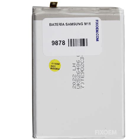 Bateria Samsung M11 Hq S71 Sm M115f Sm 2000 Reseñas 485 ⭐ Fixoemrefaccion Celular Micro