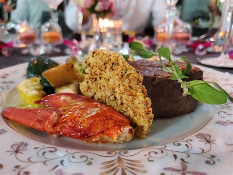 Lobster And Filet Mignon The Timeless Mouth Watering Surf And Turf Presented With Parmesan