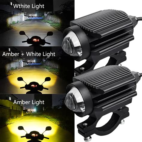 Faros LED Para Motocicleta Accesorios De Luces Para Kawasaki Ninja 400