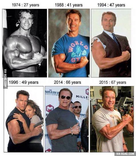 Arnold Schwarzenegger Through The Years 9gag