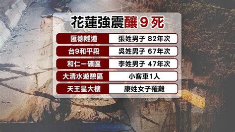 強震來襲各地災情慘重 花蓮累積9死逾130人受傷｜四季線上4gtv