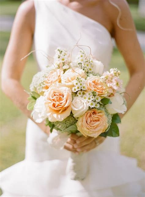 Peach Wedding Bouquet