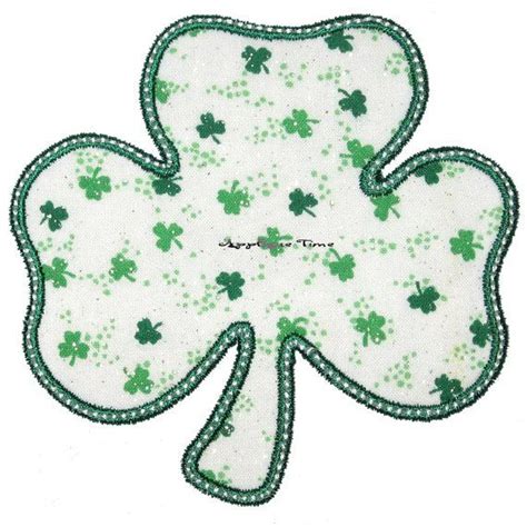 Simple Shamrock Clover Machine Embroidery Applique Design 4x4 Etsy