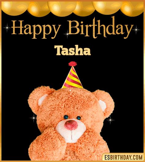 Happy Birthday Tasha  🎂 Images Animated Wishes【28 S】