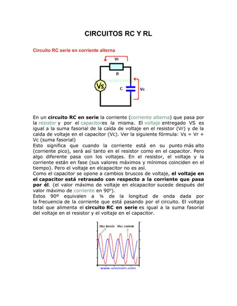 Circuitos Rc Y Rl