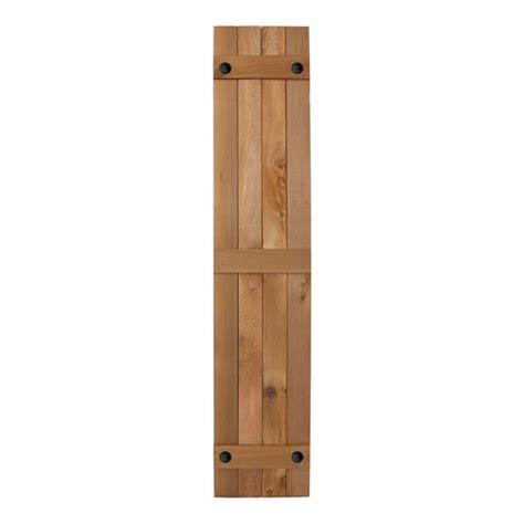 Design Craft Millworks Grayson In X In Cedar Board And Batten