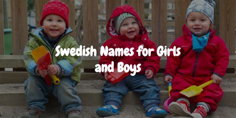 Swedish girls names and boys names Swedish Names, Swedish Girls, Boy ...