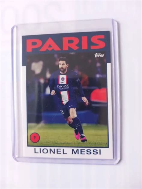 TOPPS PARIS SAINT GERMAIN PSG Team Set 2023 Lionel Messi 1986 Paris 37