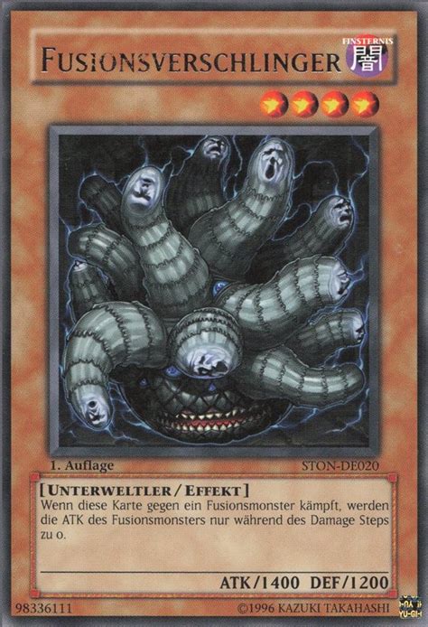 Recollectibles Sammelkarte Yugioh Karte Fusionsverschlinger V 1