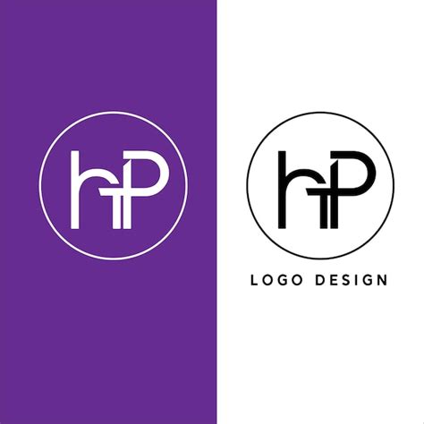 Dise O De Logotipo De Letra Inicial Hp Vector Premium