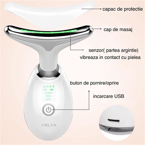 Aparat De Masaj Antirid Si Lifting Pentru Fata Gat Si Decolteu