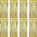 Amazon Sumind 8 Pack Foil Curtains Fringe Curtains Tinsel Backdrop