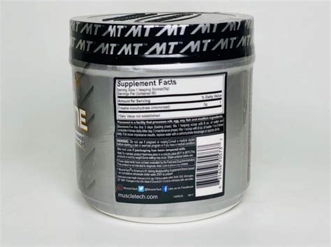 Creatine Platinum Muscletech G Unflavored Creatine